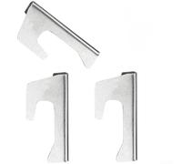 Espaciador de parrilla de barbacoa de acero inoxidable para parrillas de hervidor de fuego, resistente a la corrosión, soporte de 5 cm para modelos Weber, plateado (juego de 4 piezas)