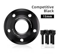 Espaciador de rueda automotriz 2/4 Uds 5x100 CB 57,1 M14*1,5 espaciador de rueda cubo para Volkswagen para Santana 15/20/25/30mm(2pcs 15mm)
