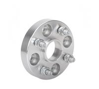 Espaciador de rueda automotriz 2 piezas PCD 4x114,3 Hubcentric 60,1mm tuerca 12 * 1,25 adaptadores espaciadores de rueda para coche 4 terminales(2PCS 35mm Silver)