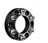 Espaciador de ruedas 2/4 Uds 6x139,7 106,1mm M12x1.5 buje para espaciador de rueda forjado negro central para placa de brida para Toyota Fortuner 25/30/35/38/50mm(2pcs 30mm)