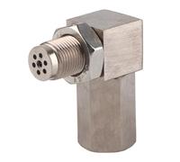 Espaciador de Sensor de Oxígeno para Automóvil de 90° M18X1.5, Tapón CEL para Reparar La Luz de Verificación del Motor Convertidor Catalítico Integrado de Hierro