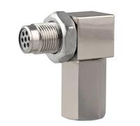 Espaciador de sensor de oxígeno trasero para catalizador de escape M18x1.5 adaptador Lambda O2 de 90 grados solución para luz de control del motor CEL Sonda Lambda O2