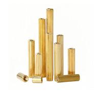 Espaciador de separación redondo de latón, tablero de perno M2, placa base PCB hueca de Pilar roscado, doble paso, 20/50 Uds.(50pcs,23MM_M2)