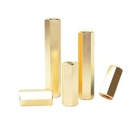 Espaciador De Tornillo Separación Latón, M2, .5, M3, M4, M5, M6, M8, Placa Base, Estante Hexagonal, Perno Espaciado, Pilares PCB Hembra Cobre, 5-30 Uds(16mm,M4 (10pcs))