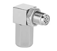 Espaciador del sensor de oxígeno del coche de 90 ° CEL Bung Fix Compruebe la luz del motor Mini convertidor catalítico Accesorios reemplazo para automóviles M18X1.5 Convertidor catalítico