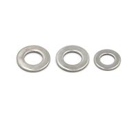 Espaciador GB97 M2-M24 De Acero Inoxidable 304, Zinc Blanco, Negro, Arandela, Anillos Junta Lisos For Tornillo, Perno, Metal Plano(304 Stainless Steel,5pcs M20)