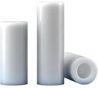 Espaciador hueco ABS M3 a M10 - Arandelas separadoras de nailon blanco sin rosca for tornillos de placa PCB - 10/20/50 piezas(12x6.2x11mm 20pcs)
