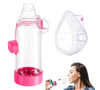 Espaciador para inhalador, disponible en tamaños de niños y adultos, viene con máscara, grado médico, opciones multicolores, ideal para el hogar, la escuela y el uso de viaje, espaciador OTC Nessi