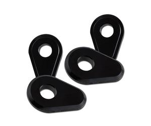 Espaciador PROTECH lIl independiente para varios modelos Yamaha aluminio eloxizado negro, negro