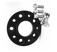 Espaciador rueda coche Adaptadores de espaciadores de rueda con tuercas 5x112 CB 57,1 mm llantas para Golf para GTI (2 piezas 1 par)(Embedded spacer 25mm)