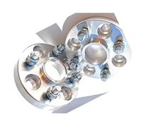 Espaciador rueda coche AL6061-T6 2 espaciadores de rueda de 25 mm CB60.1 centrados en el buje 4x100 12x1.25 para Smart