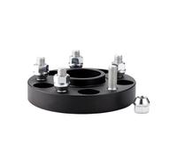 Espaciador Rueda Coche Para Jaguar Para XJ PCD 5X108 CB 63,4mm M12X1.5 Espaciadores Rueda Adaptador Cubo Aluminio Forjado Negro 1 Pieza(1PC Black 15mm)