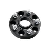 Espaciador rueda coche Separadores de rueda Embers 5x120 CB 72,6 mm M14x1,5 Adaptador de cubo Accesorios para neumáticos para Mini 1 pieza(1 Piece Black 20mm)