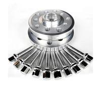 Espaciador Rueda Para A3 Para A4 Quattro Para A5 Para A6 Para A8 Pernos Orejeta Extendidos 14X1.5 20mm 0.8 Pulgadas 2PCS 5x100 5x112 Espaciadores Rueda Centrados Cubo(Silver)