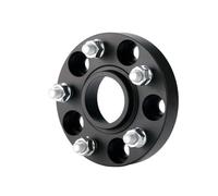 Espaciador Rueda Para Benz Aleación De Aluminio Forjado 1 Pieza PCD 5x112 CB 66,6mm Adaptador Espaciador De Rueda M14x1.5(1PC 25mm black)
