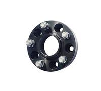 Espaciador Rueda Para Kia Separadores De Ruedas Reacondicionados Con Diseño Centrado 2PCS 20mm 5 * 114.3 5x4.5" 67.1mm 12 * 1.5Bolts Espaciadores De Aluminio Ruedas Coche(Black)