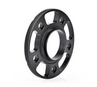 Espaciador Ruedas Adaptador Cubo Espaciador Rueda Aluminio Forjado Negro Para Q5 PCD 5X112 CB 66.6 M14X1.5 2 Piezas(15mm 2PC)