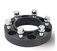 Espaciador Ruedas Compatible con Toyota para Tacoma para Hilux para LAND CRUISER para separadores espaciadores de rueda 6x139,7 Hubcentric106.2 adaptador espaciador de rueda coche 25-50mm(25mm)
