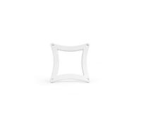 Espaciador Soporte VESA Universal de 30mm Compatible con Monitores Samsung Odyssey G95C, HP, MSI y Dell - Adaptador Separador para Brazo de Monitor VESA 75x75 y 100x100 ABS (Blanco, 75MM)