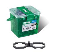 Espaciadores Air, de Spax, para una mejor ventilación, en caja de asa, Negro, 5009422544009