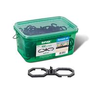 Spax Espaciadores Air, mejor ventilación, caja de asa, Negro