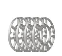 Espaciadores Aluminio 4 Espaciadores Universales 10 Mm Para Ruedas Coche Adaptadores Llanta Para Buje Con 4/5 Tornillos (4x100, 4x114.3, 5x100, 5x114., 5x112) Distanciador Rueda