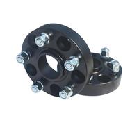 Espaciadores Aluminio Kit Espaciadores Rueda Para Mercedes Clase C 0,8/1 Pulgada 2 Unidades 5 X 112/4,41" 66,6 Mm/2,62" 12 1, 20 25 Mm 112 Distanciador Rueda(Negro,20mm)