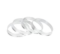 Espaciadores Centrados Buje Universal ID 54,1-57,1mm A OD 56,1-64,1mm Anillos Céntricos Cubo Aluminio Para Coche Juego Espaciadores De Ruedas Para Vehículos Espaciadores Rueda(60.1mm OD 56.6mm ID)