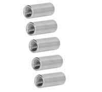 Espaciadores de acero inoxidable, Separador de tornillo de buje de acero inoxidable 304 Espaciador redondo sin rosca para tornillos Pernos Tuercas 5pcs M4*6 * 20