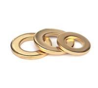 Espaciadores de arandelas metal acero inoxidable, arandela plana, latón puro, M3, cobre M4, grueso(M3*6 * 0.5[600pcs])