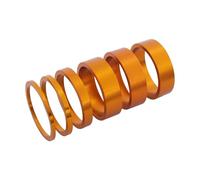 Espaciadores de auriculares, arandelas de vástago de aleación de aluminio, espaciador de horquilla para bicicletas de carretera, espaciadores de auriculares