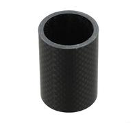 Espaciadores de auriculares de fibra de carbono de 30 mm, 40 mm, 50 mm para vástago de 1-1/8 pulgadas, espaciador de horquilla de bicicleta, borde liso, actualización de ciclismo (50 mm)