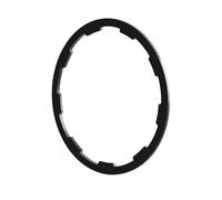 Espaciadores de auriculares - espaciador de auriculares con vástago de bicicleta | Arandela ligera del cubo del volante | Establecer en 1 mm, 1.5 mm, 1.85 mm, 2 mm, 2.18 mm, tamaños de 2.35 mm | Hub d