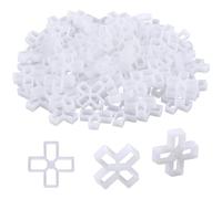 Espaciadores de Azulejos de 10 mm,100 PCS Separador de Azulejos Espaciadores de Losa Espaciadores de Pavimento en Forma de Cruz Espaciador de Azulejos Azulejos Pavimentación de Bricolaje Jardín