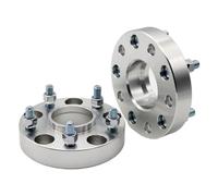 Espaciadores de cubo 2 piezas 20/25/30/35/40/45/50mm PCD 5x120,65 CB 70,3mm adaptador espaciador de rueda 5 terminales serie Universal para coche(2PCS 25mm)