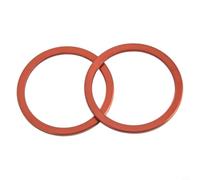 Espaciadores de cubo de aleación de aluminio, 5 juntas de volante de casete CNC para pedalier de bicicleta, juego de arandelas ligeras con 1-3 mm de grosor para piezas de ciclismo (2 mm, rojo)