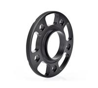 Espaciadores de Cubo Llanta Para Q5 PCD 5X112 CB 66.6 M14X1.5 Adaptador De Cubo De Espaciadores De Rueda Negros De Aluminio Forjado 2 Piezas(Black 12mm 2PC)