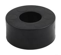Espaciadores de goma para barra de selección de peso, accesorios para máquinas de ejercicio, absorción de golpes, goma de manga de poste de guía, color negro