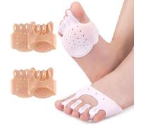 Espaciadores de los dedos, separador de los dedos, enderezadores, almohadillas metatarsianas, corrector de juanetes para mujeres y hombres, espaciadores de dedos de martillo superpuestos