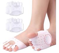 Espaciadores de los dedos, separador de los dedos, enderezadores, almohadillas metatarsianas, corrector de juanetes para mujeres y hombres, espaciadores de dedos de martillo superpuestos