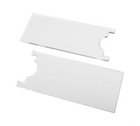 Espaciadores de pared de acrílico transparente para muebles, paquete de 2, tapón invisible para cama y sofá para espacio de seguridad contra incendios, fácil salida detrás del protector del armario