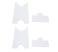 Espaciadores de pared Tapones universales de acrílico transparente para sofás para reducir los riesgos del calentador, proteger la pared, ahorrar espacio de salida para sofás,