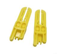 Espaciadores de pastillas de freno de bicicleta compatibles con Magura-Caliper, bloques de transporte ABS para ciclismo, juego de 1/2 piezas, amarillo, 60 x 18 x 10 mm (2 piezas)