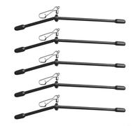 Espaciadores de pesca con cierres a presión para pesca en el mar y uso de cebo suave para mantener el rastro lejos del plomero durante el lanzamiento (9 cm)