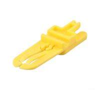 Espaciadores de pinza de freno de bicicleta hechos de plástico ABS robusto para modelos Magura para garantizar un rendimiento óptimo de frenado, color amarillo (1 unidad)