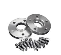 Espaciadores de rueda 2/4 piezas 12/15/20 mm Adaptadores espaciador PCD 5x130 CB 71,6 Adaptador Espaciador Rueda Aluminio(4pcs 20mm Silver)