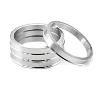 Espaciadores De Rueda 4 Uds. Espaciador Rueda Aluminio Anillos Céntricos Diámetro Interior Rueda 54,1/56,1/56,6/57,1/60,1/63,4/64,1-67,1mm Espaciador De Rueda(65.1-66.6)