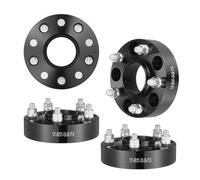 VEVOR Espaciadores de Rueda, Adaptadores de Rueda de φ 164 x 70,1 mm, 5 Espárragos, Centrados en el Eje de 71,5 mm M1/2-20, Aptos para Jeep Journey, WRANGLER JK JKU, Commander XK, Marquis, 4 uds Negro