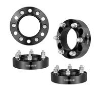 Espaciadores de rueda VEVOR, adaptadores de rueda de 1,5" 6" x 5,5", espaciador forjado de 6 espárragos, espaciadores de pernos centrados en el eje de 106,1 mm M12 x 1,5, aptos para Toyota y Lexus 199