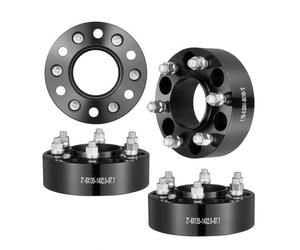 Espaciadores de rueda VEVOR, adaptadores de rueda de 2" 6"x5.3", espaciador forjado de 6 lengüetas, espaciadores de pernos Hubcentric M14 x2 de orificio de 87,1 mm, aptos para Ford Expedition, F150, L